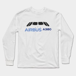 A380 front view Long Sleeve T-Shirt